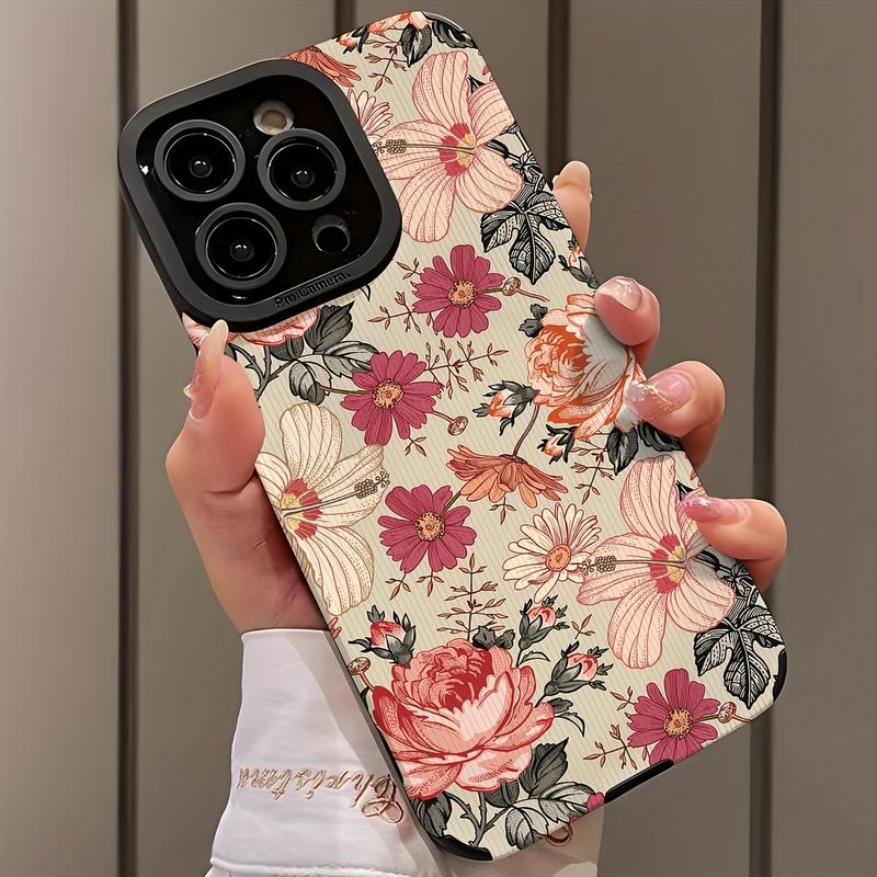 Product Introduction of New All Wrapped Creative Full Screen Flower Soft Phone Case for Iphone11 12 13 14 Pro Max 15pro 7 8 plus X 11pro 14pro 13pro XS Max 2022 Phone Case Anti-Fall Case16promax 16pro 16plus 16 2