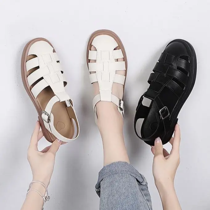 SOFIAMELISA Sandal Wanita Sandal Import Korea Style Santai Wanita Remaja