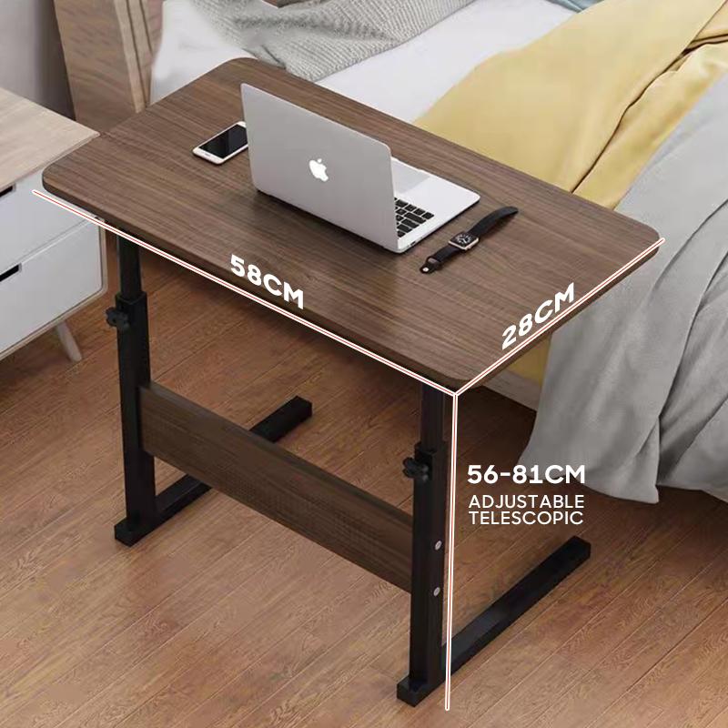Product Introduction of 【jucy clan】 Adjustable table Portable Standing Computer Laptop Table Study table Bed Side Table Wood 33