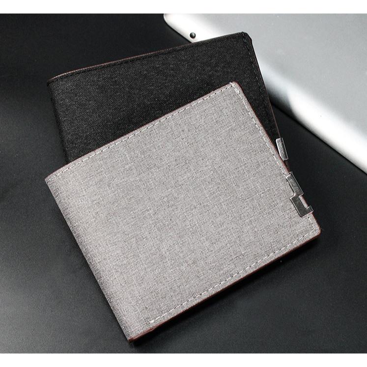 VÍ NAM CANVAS Jolizeon BẢO HÀNH 12 THÁNG CV89 Wallet Nhiều Ngăn Hình Chữ Nhật Nhung Chữ Nhật Da 1