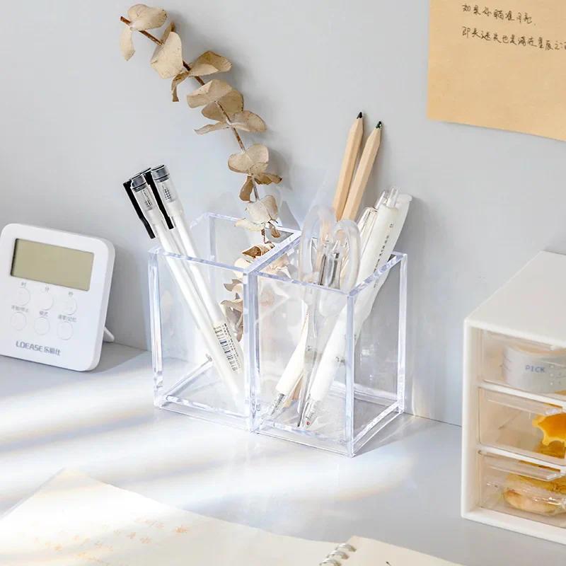 Acrylic Pencil Holders: Clear Storage for Pens, Brushes, and