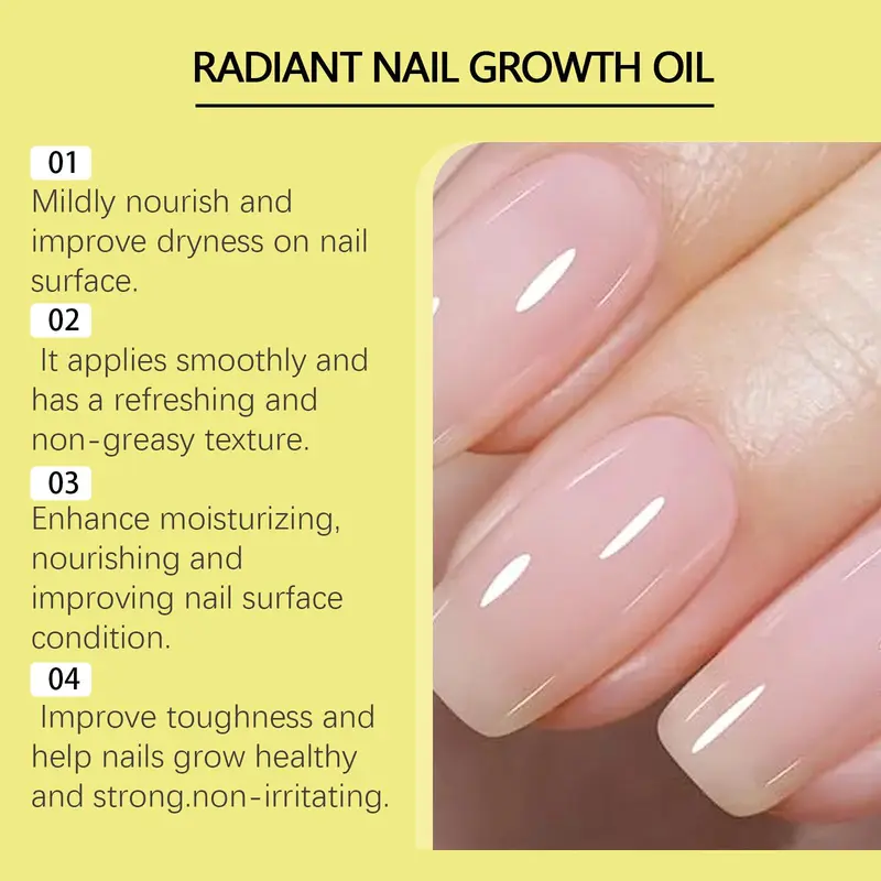 Nail Care Pen, 1 Box Moisturizing Nail Strengthening Pen, Nail Care Product for Women & Girls, Manicure Nail Art Product 5