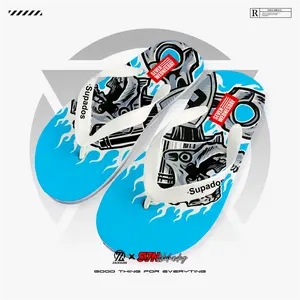 Sandal Jepit Pria Printing Terbaru Sandal Lentur Pria Dewasa 078