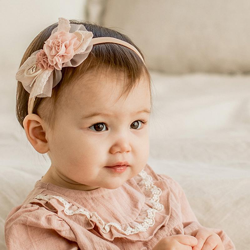 Product Introduction of Korean Style Baby Girl Bow Hair Band Cute Super Cute Spring and Autumn Headband Baby Girl Hair Accessories Headdress Little Princess Hair Band 4