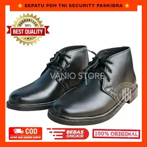 TERLARIS!!! PDH POLRI SEPATU DINAS SECURITY SEPATU PDH TNI BERKUALITAS