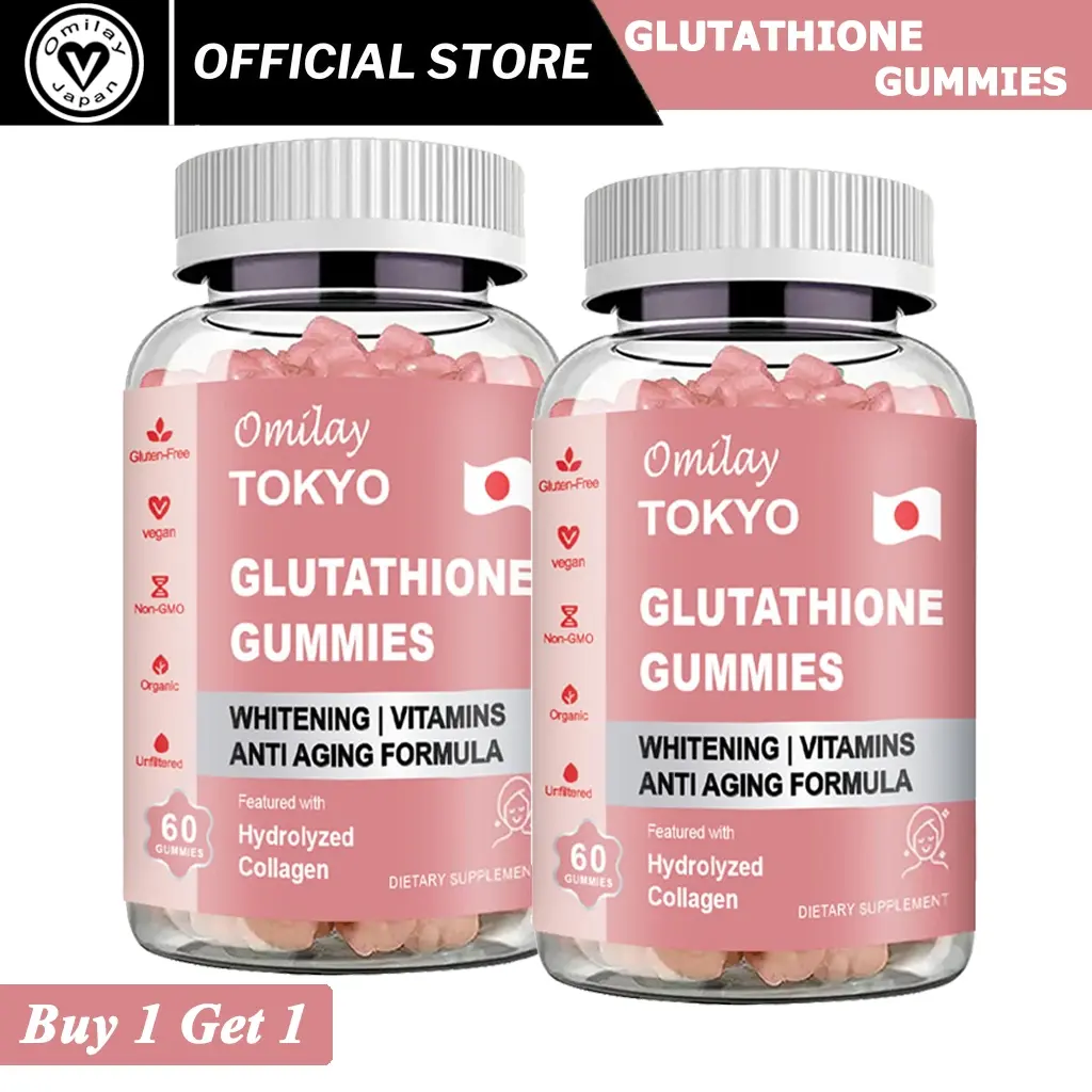omilay glutathione Omilay Glutathione Gummies with Collagen Whitening Skin Anti-Aging Enhance  Immunity Gummy Supplement