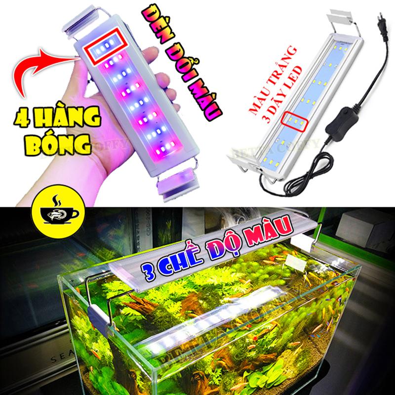 Đèn led máng cho hồ cá hồ thủy sinh từ 20 - 90cm