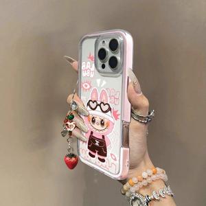 Labubu Compatible with Apple 13 Phone Case iPhone 16/14 for Women 15/12 Pro/11 Pro Max