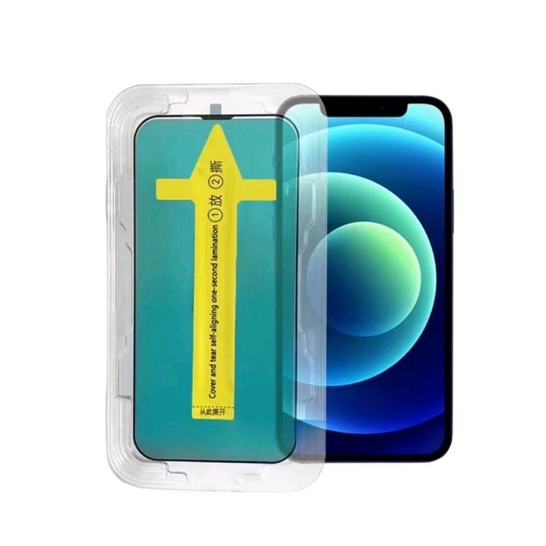 Cường lực khung tự dán iphone bảo vệ màng loa xs max 11 pro max 12 pro max 13 pro max X Xr-Dán full màn hình điện thoại-khung dán tự động,viền mỏng,tĩnh điện chống bám bụi khi dán