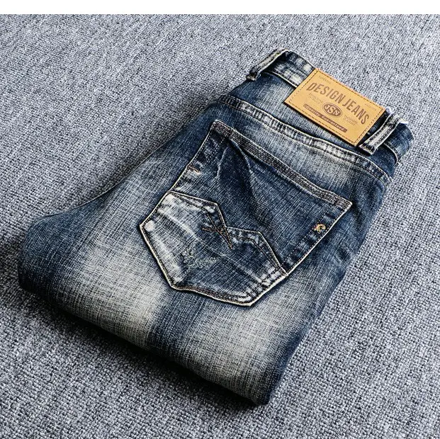 QUẦN JANE NAM [ 986 - CAO CẤP] Menswear Kem Jean Pants Tim 2