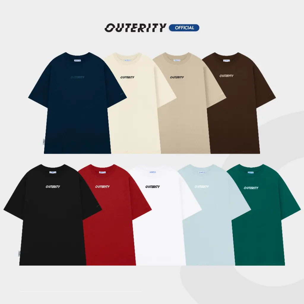 Áo thun nam nữ local brand unisex Collection Outerity Signature / v3   0240GMS Sản phẩm