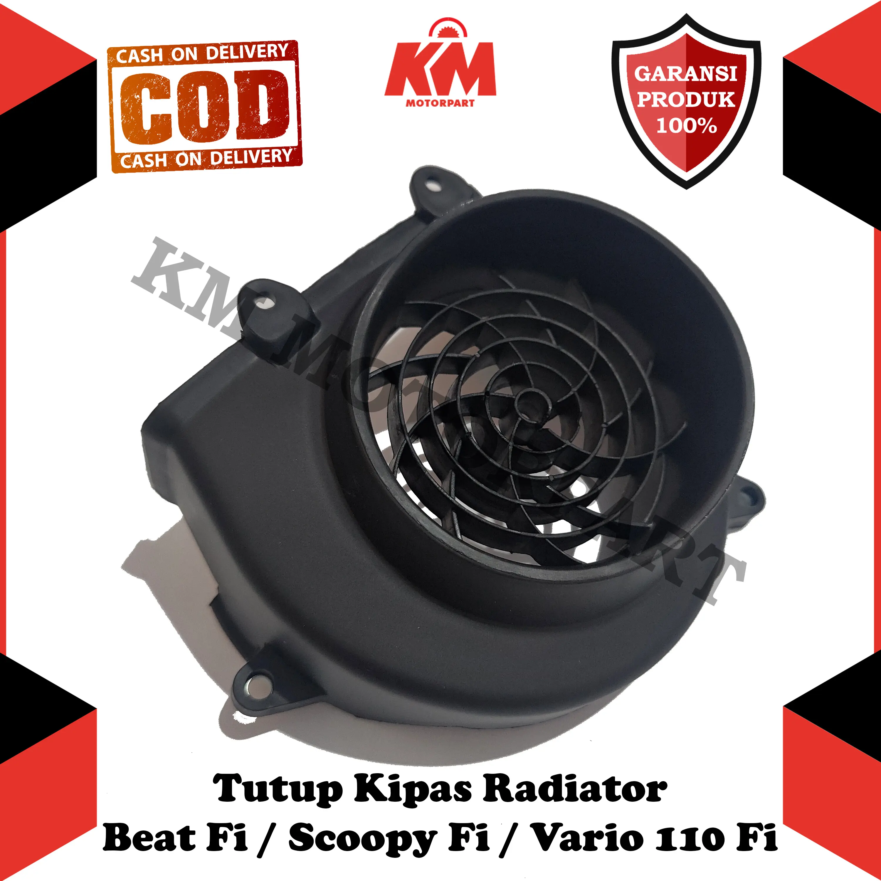 Cover Tutup Kipas Radiator Beat Fi Scoopy Fi Vario 110 Fi Spacy Fi ...