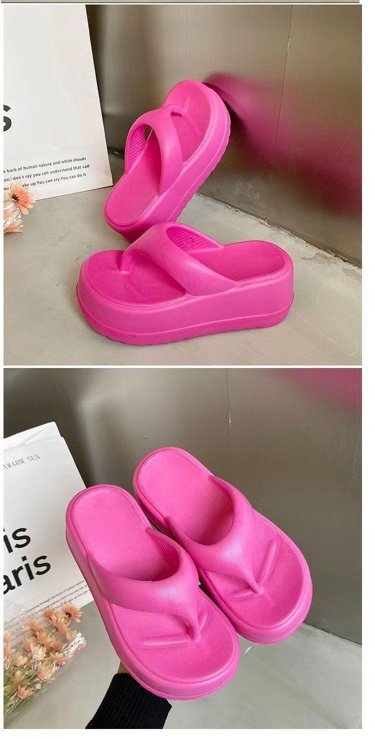 Product Introduction of Dép Xỏ Ngón Đế Dày Eva, Dành Cho Nữ, Chiều Cao Gót 6Cm, Đế Mềm Tăng Chiều Cao, Chống Trượt, Thời Trang Ins, Thích Hợp Mặc Ngoài Trời, Hàng Mới Về Mùa Hè 2024 14