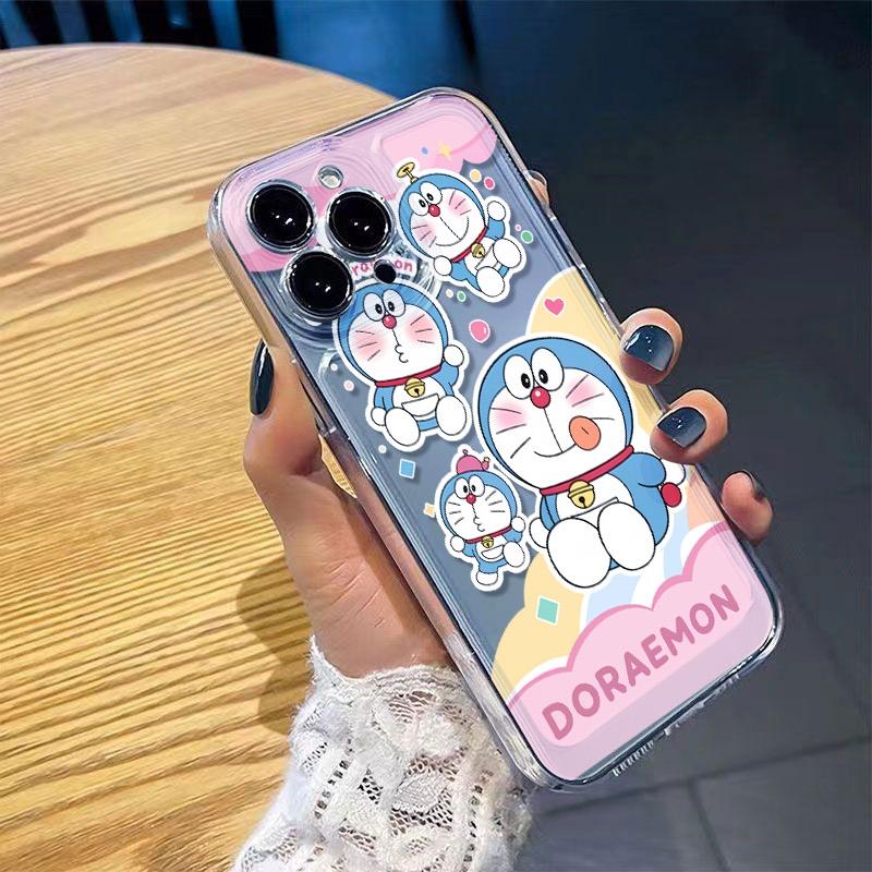 เคสโทรศัพท์โดเรมอนน่ารัก เข้ากันได้กับ OPPO/VIVO/SAMSUNG/APPLE/XIAOMI/REDMI รวมถึง RENO14/13F/12/11/