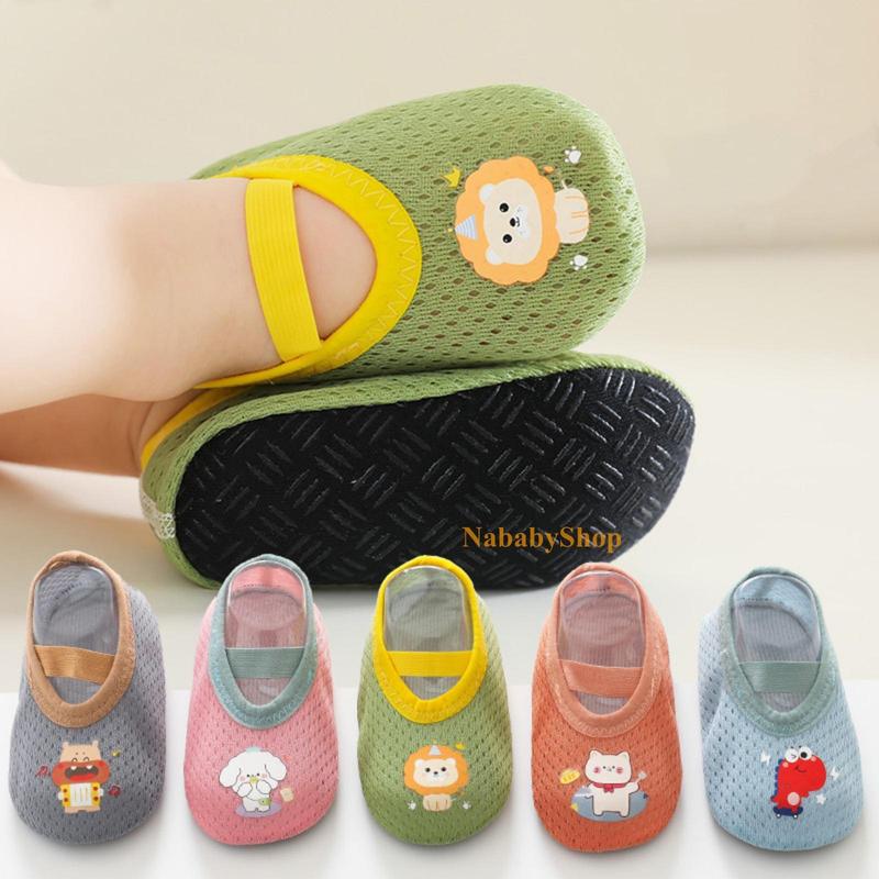 Product Introduction of Giày vớ tất tập đi có chống trượt, vải thoáng mát an toàn cho bé 6-18 tháng  Andamhuuco-Nababyshop 0