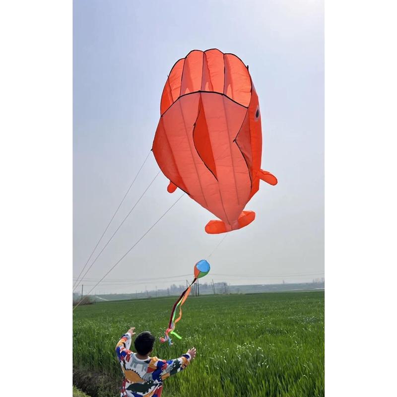 Product Introduction of Diều Cá Voi / Cá Heo Lớn, Hàng Mới Về, Diều Mềm Một Dây Bay Tốt, Diều Dễ Bay, Đuôi Dài, Đồ Chơi Bay Bằng Nhựa, Thích Hợp Cho Trẻ Em Và Người Lớn, Diều, 2,2m 25