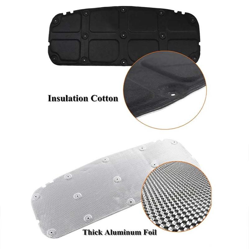Product Introduction of Car Engine Sound Heat Insulation Cotton Sound Deadener Pad Aluminiun Foil for Suzuki Jimny JB64 JB74 2018-2020 Car Engine Hood Heat Insulation Sound Deadener Pad Jimny-Deadener-Pad 25