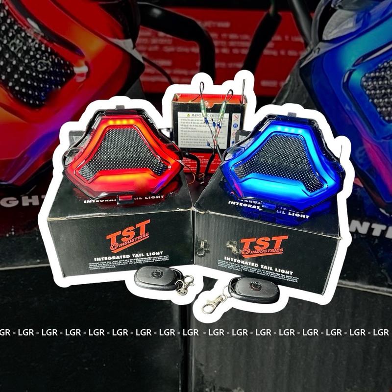Đèn Hậu TST Exciter150 Chỉnh App Bằng Điện Thoại Ex150 210 Chế Độ Màu Tích Hợp Xi Nhan Phụ Kiện Phụ Tùng Xe Máy