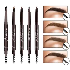 Pensil alis 2 in 1 Waterproof, pensil Alis putar  Pencil + Alis Sikat 2in1 Tahan Air Long Lasting