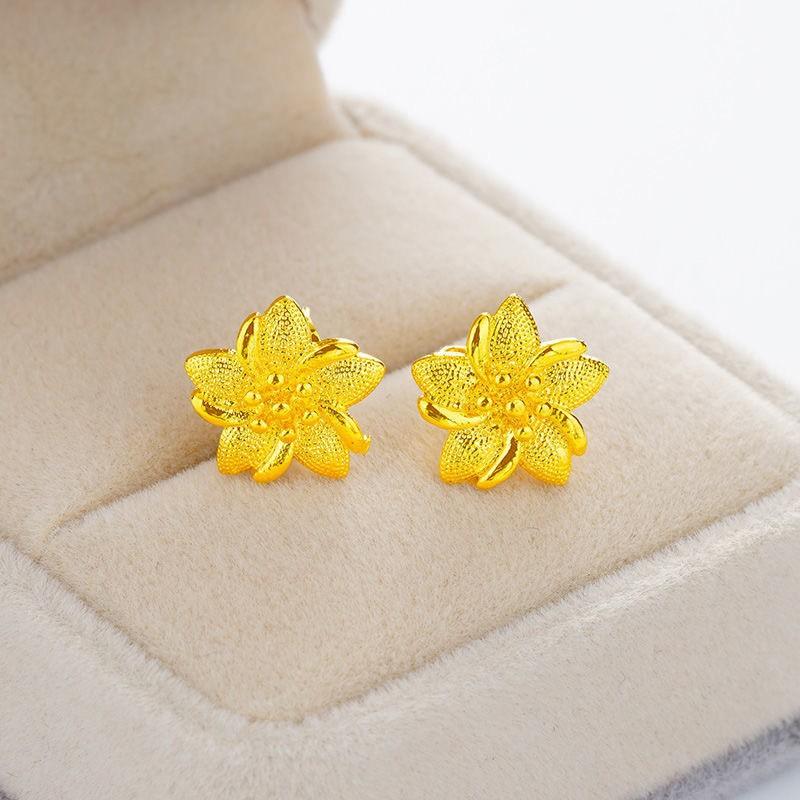 Bông Tai Đinh tán Mạ Vàng, Hoa Tai Hoa Anh Đào, Phong Cách Đồng Quê, Thích Hợp Phát Sóng Trực Tiếp Cho Nữ, Bông Tai Người Nổi Tiếng Trên Internet, Phong Cách Hàn Quốc, Đơn Giản Và Đeo Hàng Ngày Trong Một Thời Gian Dài|