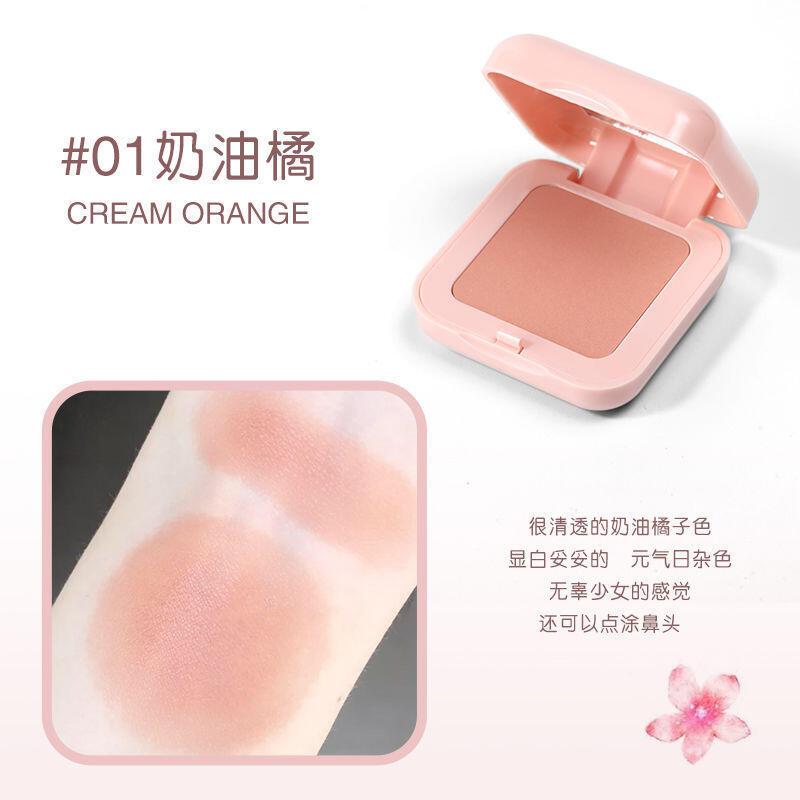 Phấn Má Hồng Dạng Phấn, 3042, Trang Điểm Màu Nude, Độ Bóng Cao, Lấp Lánh Nhẹ, Màu Đào Mật Ong, Năng Lượng, Màu Sắc, Phong Cách Kwai 1