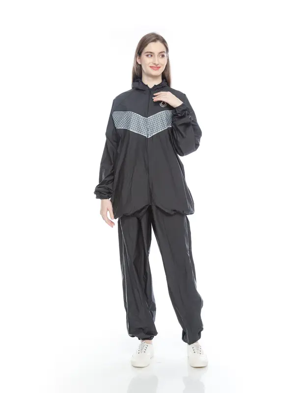 Sauna Suit Rainsol Ethnic | Baju Sauna | Jaket + Celana Sauna | Full Resliting Set Uniseks Sport 5