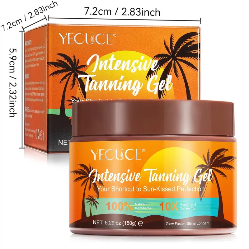 Carrot & Olive Oil Tanning Cream,  Moisturizing Body Lotion, Hydrating Body Care Product for Women & Men Daily Use, Tanning Product 1