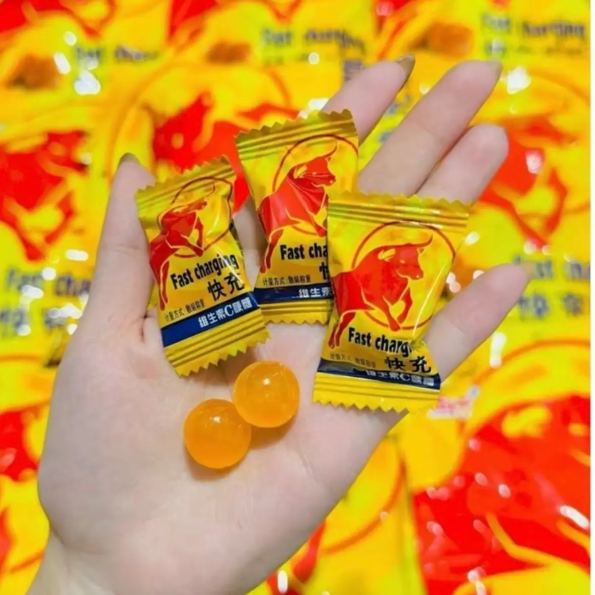 KẸO BÒ HÚC - Kẹo viên ngậm vị bò húc gói 320g Snack Candy