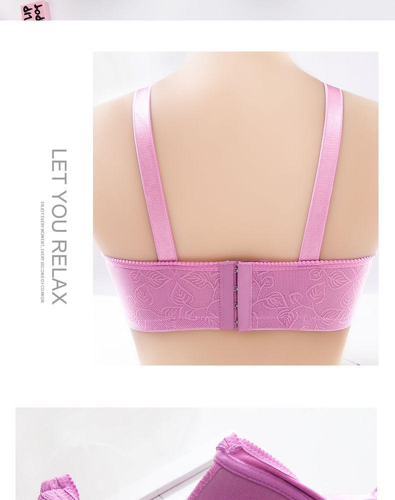 Product Introduction of Plus Size Thin Push up Underwired Bra Anti-Sagging Accessory Breast Push up Bra super  push  bra 18