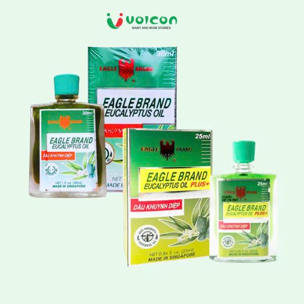 Dầu khuynh diệp Singapore Eagle Brand 30ml /Eagle Brand Plus chống muỗi 25ml cho bé