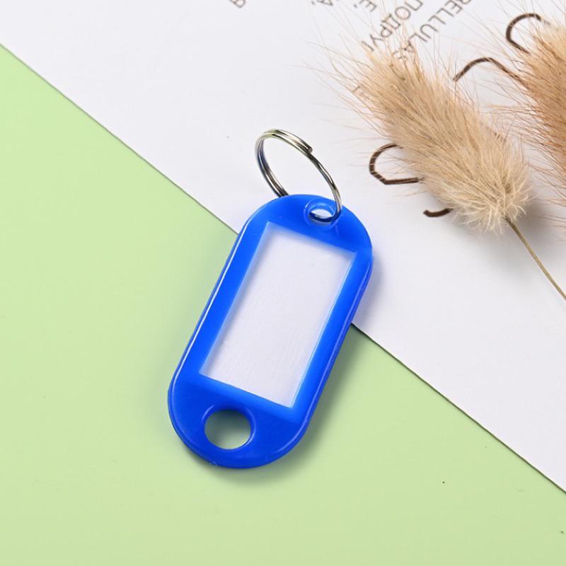 [DWCORNER] Gantungan Kunci Label Tag Gantungan Kuci Label Nama Keychain Ring Name Tag 7