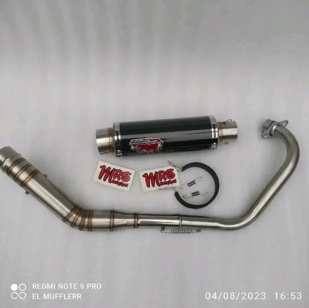 KNALPOT RACING R9 MUGELLO KARBON VIXION R15 V1 V2 V3 V4 MT15 BYSON SCORPIO MEGAPRO SATRIA FU FI KARBU INJEKSI CBR CB 150 R FACELIFT XABRE JUPITER Z MX KING OLD NEW