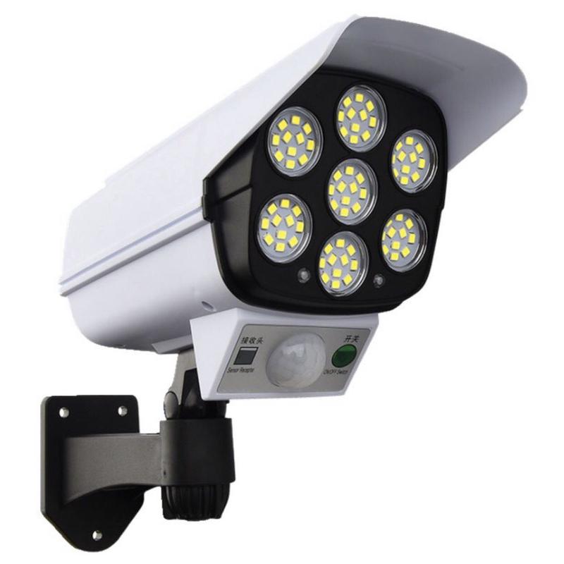 Đèn Năng Lượng Mặt Trời Hình Giả Cam Chống Trộm Tặng Kèm Điều Khiển, Chống Nước, Tiết Kiệm Điện Camera