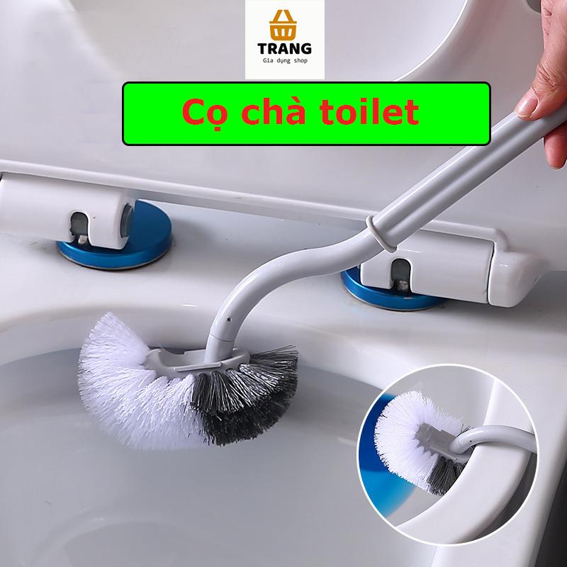  Cọ chà toilet Bàn chải cọ toilet cán dài siêu sạch Chổi chà rửa bồn cầu nhà vệ sinh bền đẹp 