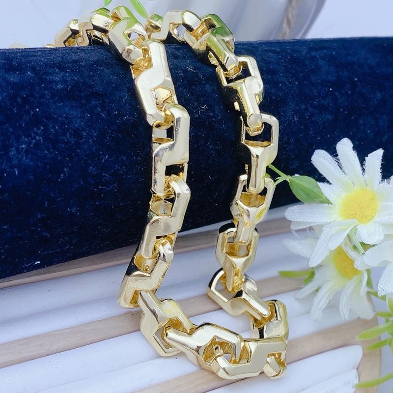 Dây chuyền nam chữ công 10 lượng khoá hộp có ký hiệu bền đẹp -  Trang sức bảo long