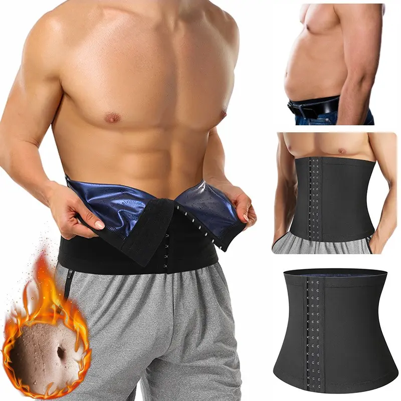 (Siêu Hot) Đai Làm Nóng Đốt Mỡ Sinh Nhiệt Dành Cho Nam Đủ Size Từ 45KG-100KG Cho Vóc Dáng Thon Gọn Cơ Bụng 6 Múi