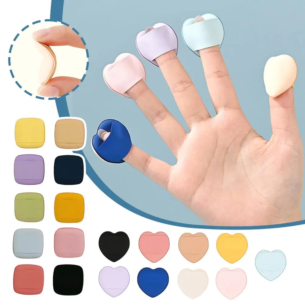 Makeup Powder Puff Finger Air Cushion Facial Concealer Loose Powder Makeup Powder Puff Wet Dual Use Makeup Tools