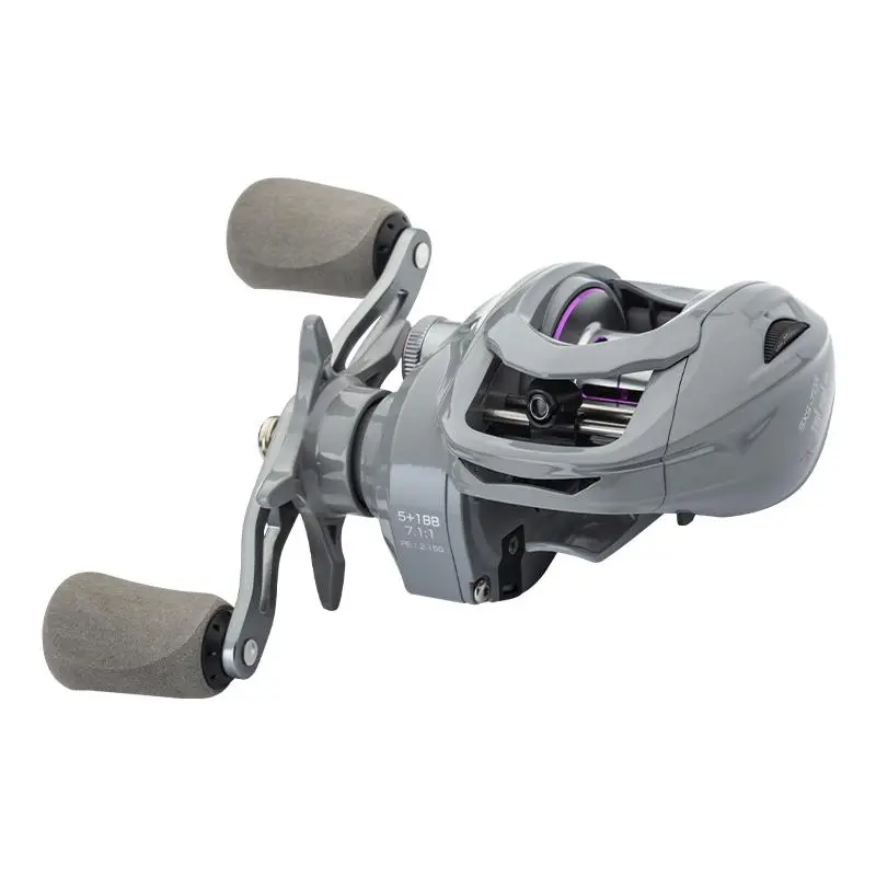 Ecooda Fishing Bait Casting Reel, 1 Count Lightweight Water Drop Reel, High Speed Ratio Fishing Reel, Outdoor Fishing Accessories