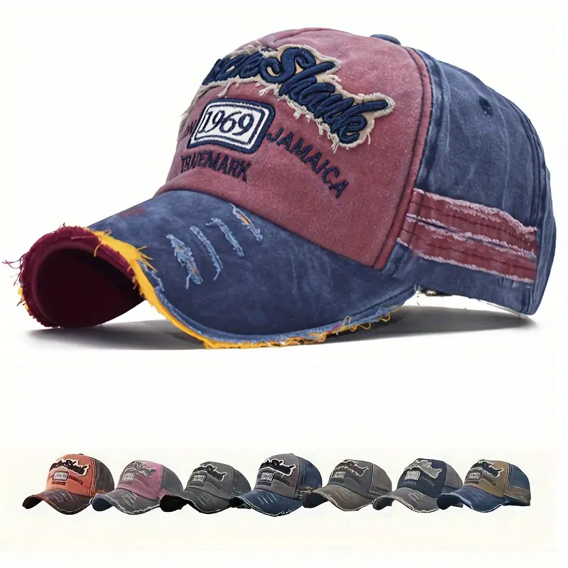Classic Vintage Style Baseball Cap, Washable, Suitable For Spring, Summer, Autumn, And Winter