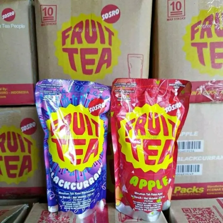 Sosro Fruit Tea Pouch 200ml x 24pcs