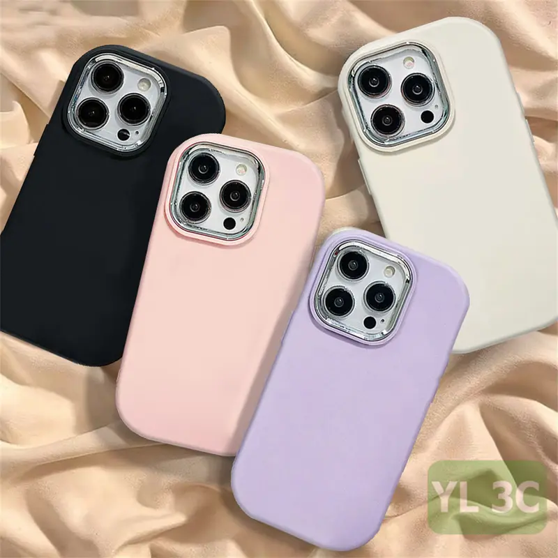 Casing Untuk Infinix Smart 9 8 7 Hot 50i 50 40i 30i 40 30 Pro 11 10 Play Note 30 4G 40 Pro Spark Go 2024 20 20C 10 10C SoftCase Pelapis Warna Polos Warna Permen Sederhana HP Silikon Metal Lens 0