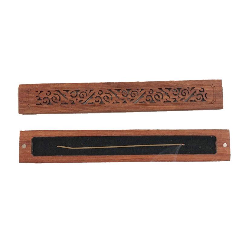 Đế Gỗ Xông Đốt Nhang Trầm Hương - Hộp Gỗ Hương Xông Nhang Trầm Hương Không Tăm 7