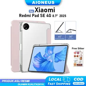 Case For Redmi Pad SE 8.7 Magnetic Soft Case Xiaomi Redmi Pad SE 8.7 Auto Lock With Slot Pen