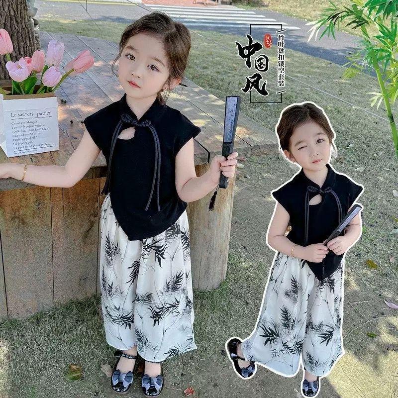 Wanda Black Set | Baju Shanghai Anak Perempuan | Setelan Baju Anak Perempuan 0