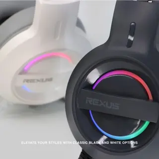 Rexus HX12: Headset Gaming Driver 50mm, Illuminate LED, Earmuff Nyaman, Desain Ringan 4