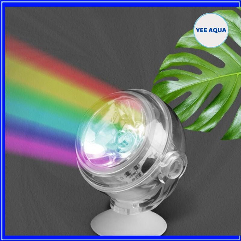 Đèn LED Rọi 7 Màu Chống Nước Cho Bể Cá mini, Bể Cá Thủy Sinh, Hồ Bán Cạn, Hòn Non Bộ