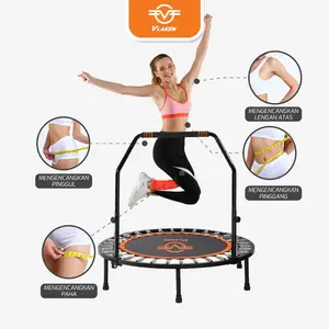 Vlaken Round Sport Trampoline Alat Olahraga Lompat Trampolin Bulat