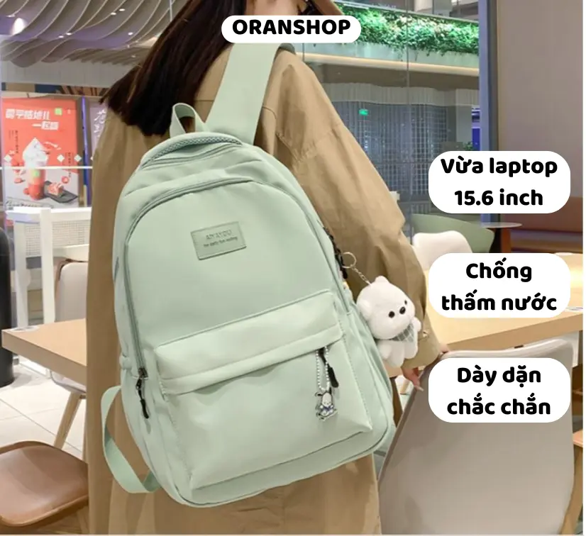 balo nam nữ balo laptop 15,6 inch chống nước balo đi học du lịch đi làm BL 38 balo ORAN