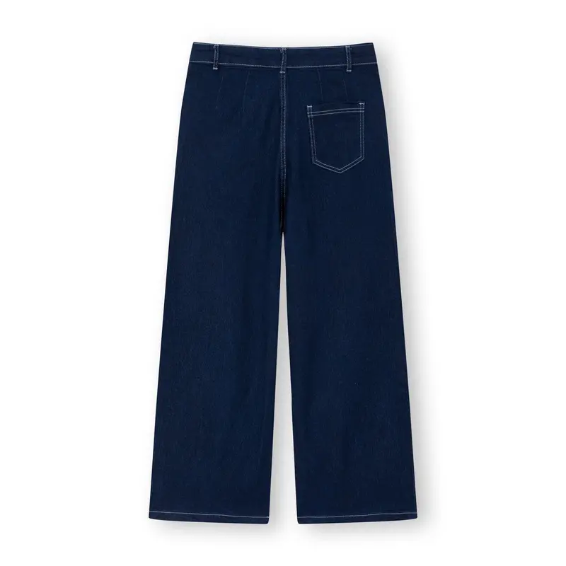 Quần Denim Dài Ống Suông Rộng GODMOTHER Quần Denim Pants Dáng Dài Chất Liệu Jean Phong Cách Trẻ Trung Menswear Nam Nữ 2