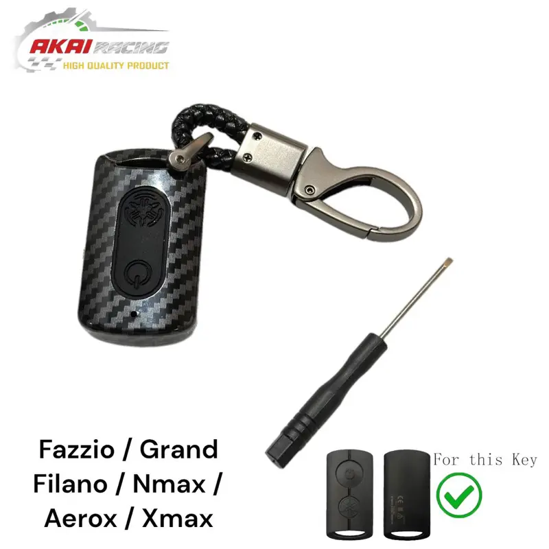 Akai Racing Store - Cover Remote Keyless Karbon Motor Nmax Aerox Xmax Fazzio Grand Filano Best Quality car
